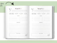 Keksrezeptvorlage zum Ausdrucken